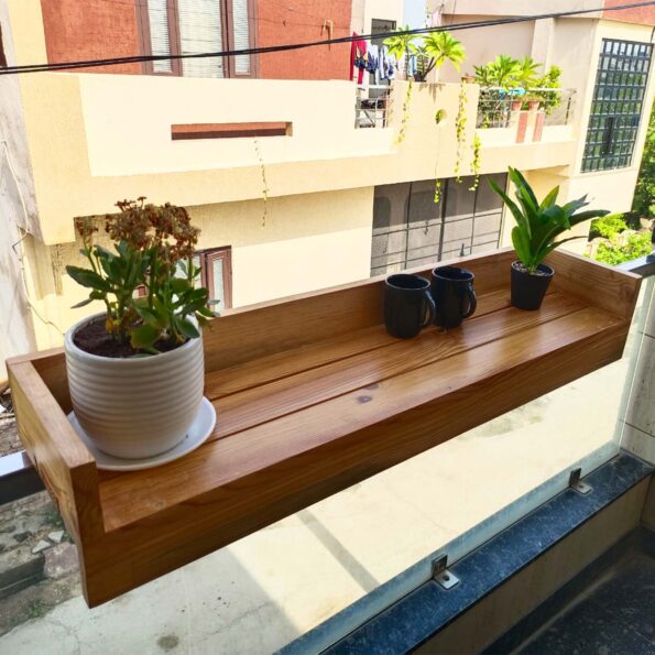 The Smartest Way to Buy Furniture in India Online (Most People Get This Wrong 2026) 5 Railing-Mounted Balcony Bar Table Elevate Your Outdoor Experience