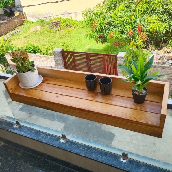 The Smartest Way to Buy Furniture in India Online (Most People Get This Wrong 2026) 6 Railing-Mounted Balcony Bar Table Elevate Your Outdoor Experience
