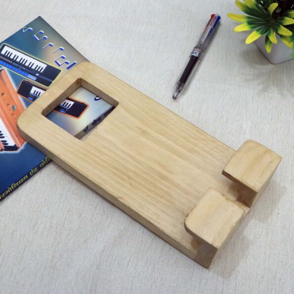 Mobile Stand for Home: Best Wooden Wall-Mounted Options in India (2026) 4 Wooden Wall Socket Mobile Phone Charging Rack Stand Holder