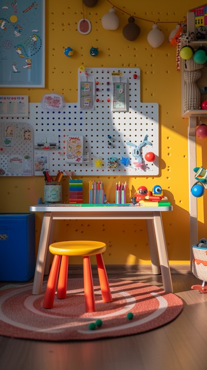 Foldable Study Table For Children 03