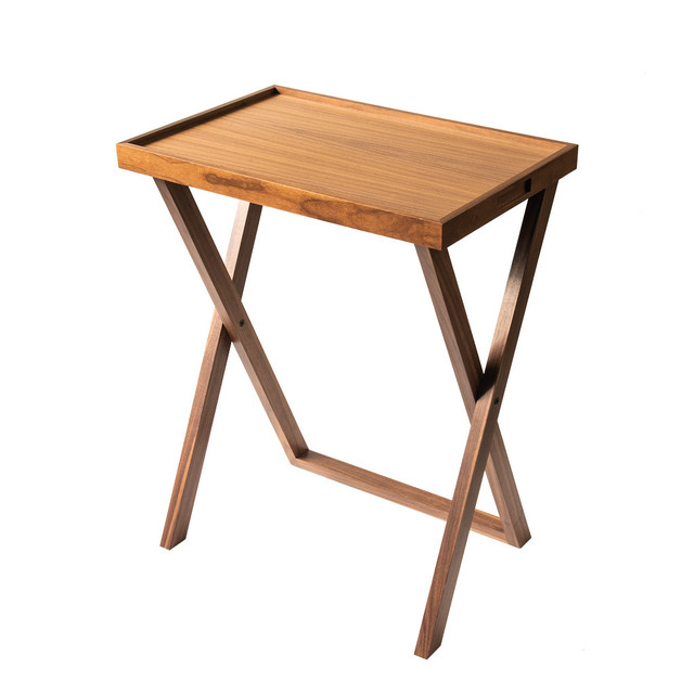 Wood Folding Tray Table