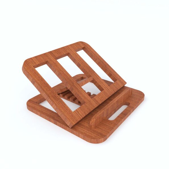 Wooden Foldable Laptop Riser Stand 01