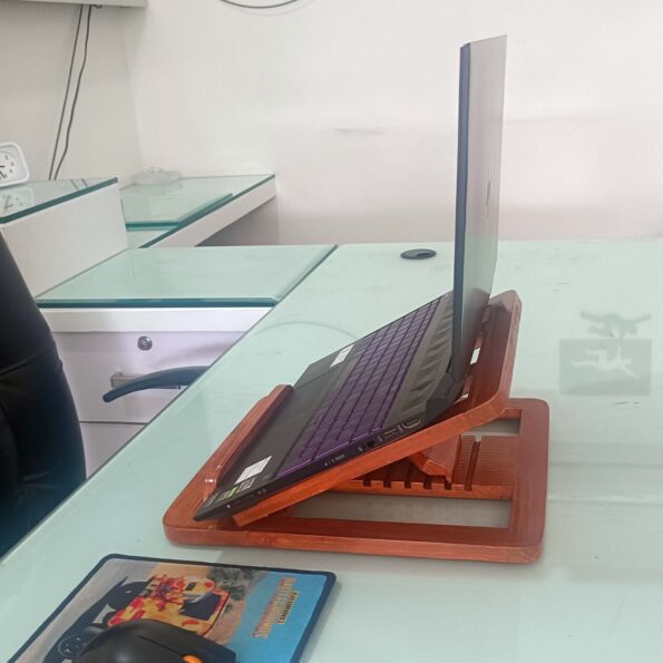 Wooden Foldable Laptop Riser Stand 03