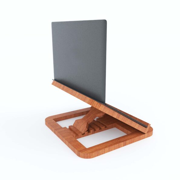 Wooden Foldable Laptop Riser Stand