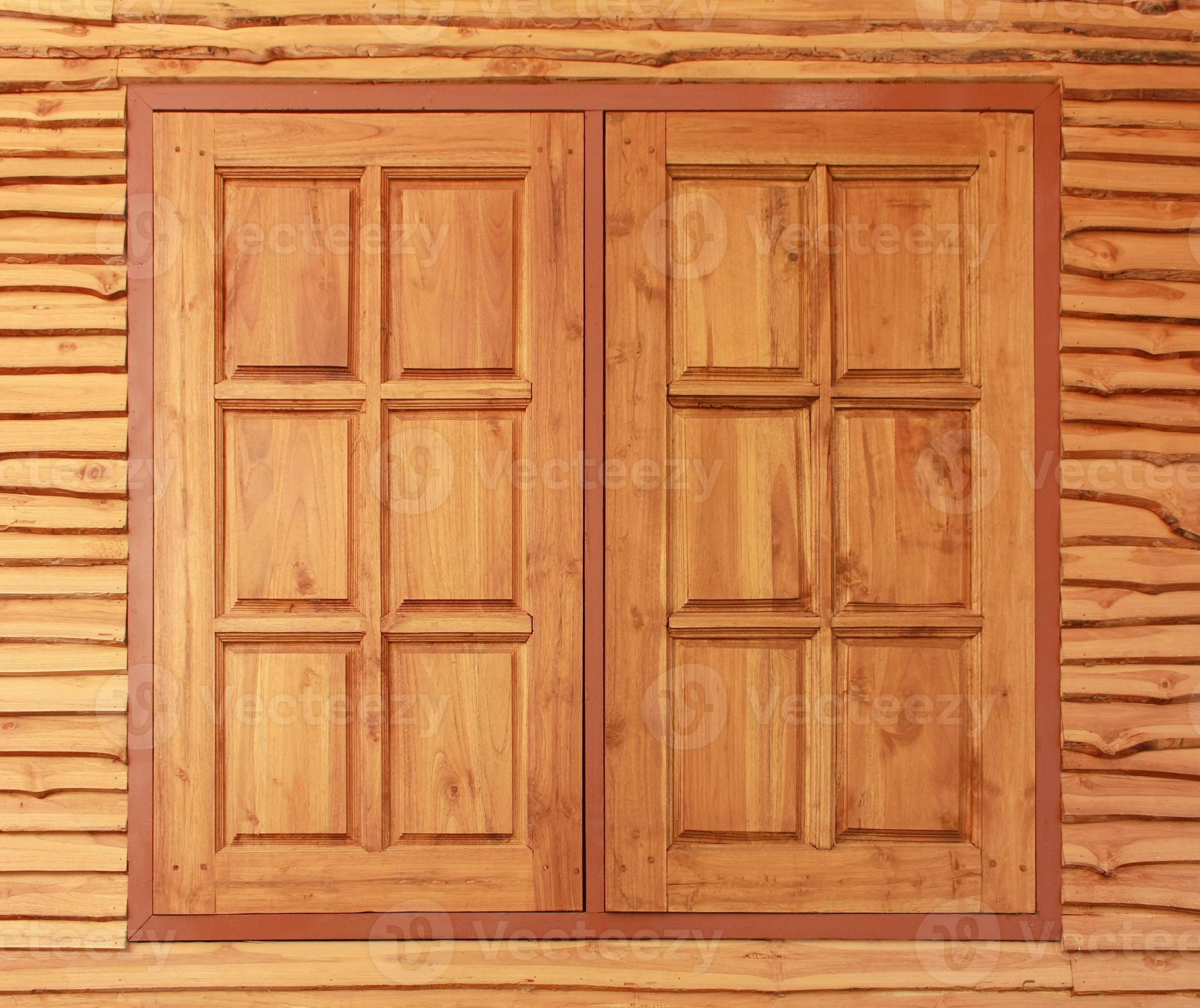 Wooden Window Design Without Glass