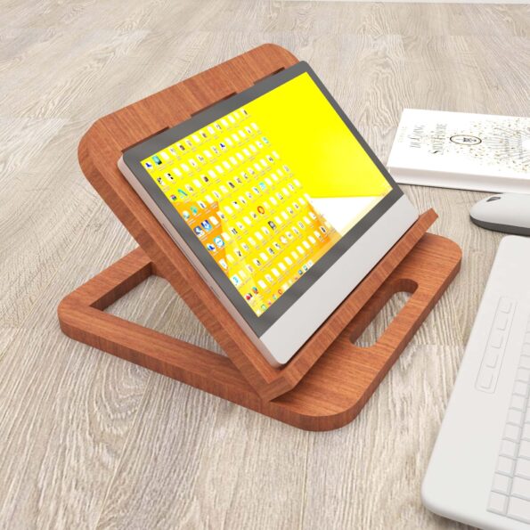 Wooden Foldable Laptop Riser Stand 04 1