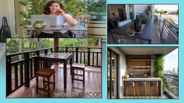 Customizable Balcony Railing Tables Tailored to Your