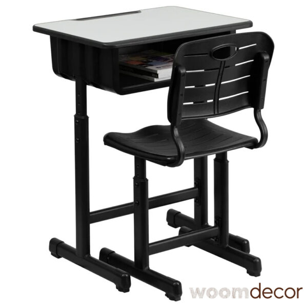 Flash Furniture Adjustable Height Student Desk and Chair Set