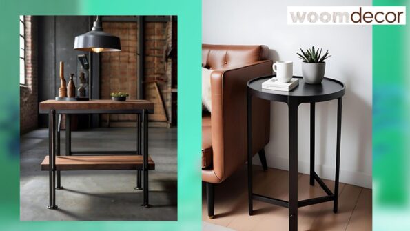 Industrial Chic End Tables