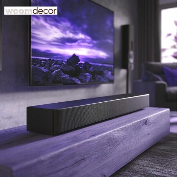 Infinity LED TV Table with Bluetooth Speakers