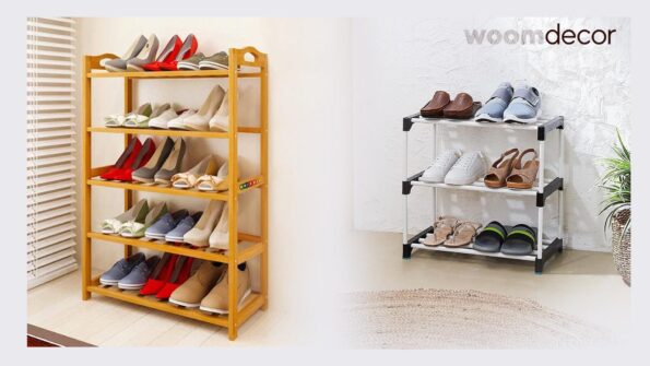 Tiered Shoe Rack