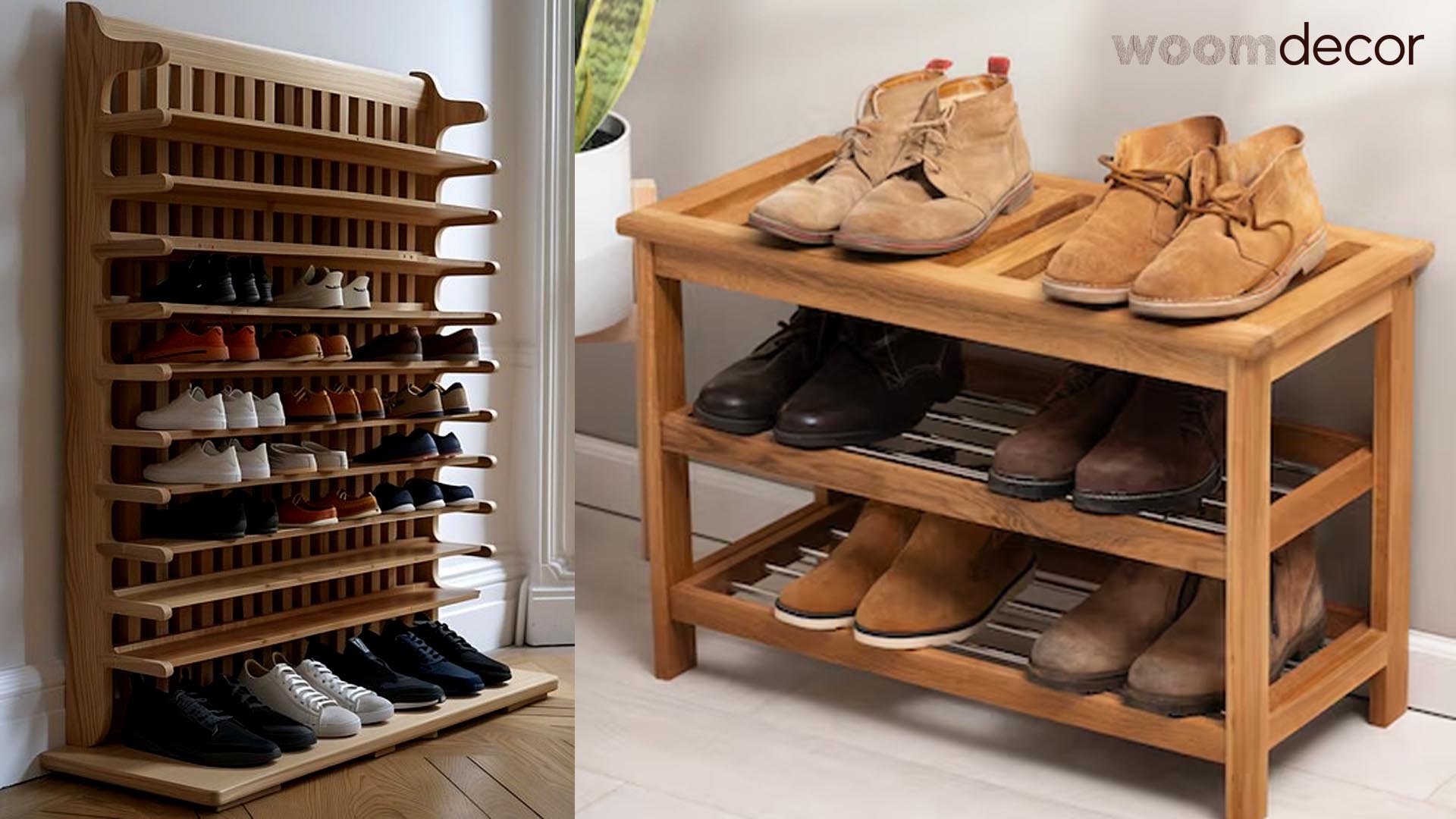 Wooden Shoe Racks