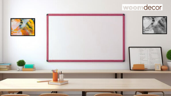 Wooden Study Tables with Whiteboard