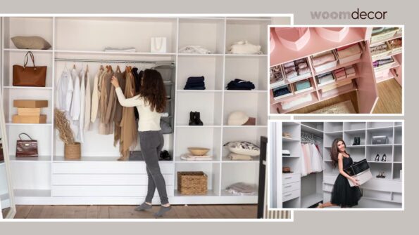 Closet Cabinets Organized and Chic