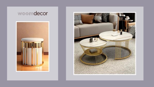 Glam and Luxe Stylish Nesting Tables