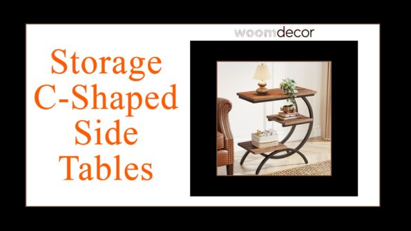 Storage C Shaped Side Tables