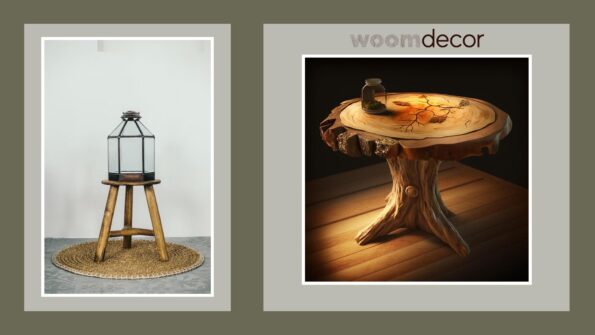 Tree Stump Side Table