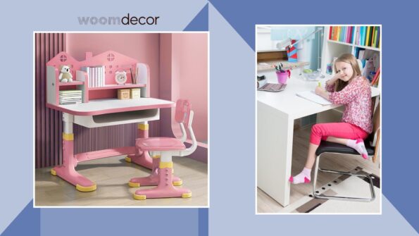 VIVO Height Adjustable Kids Desk