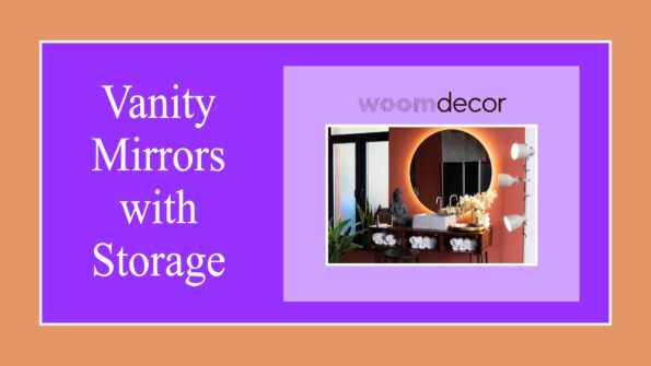 Vanity Mirrors with Storage