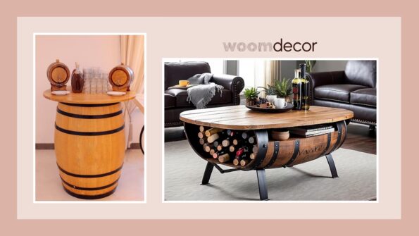 Wine Barrel Table