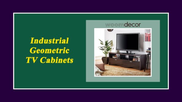 Industrial Geometric TV Cabinets