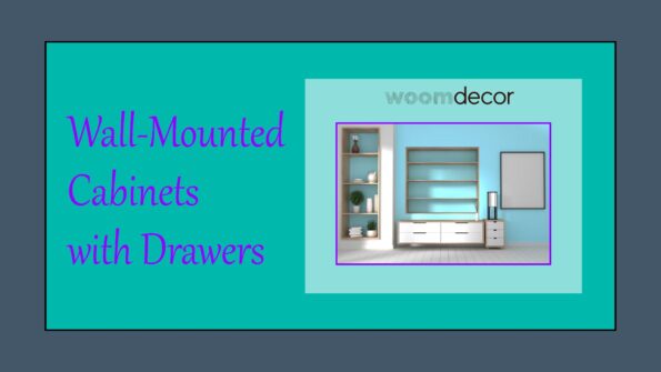 Wall Mounted Cabinets with Drawers