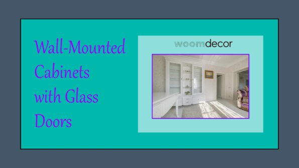 Wall Mounted Cabinets with Glass Doors