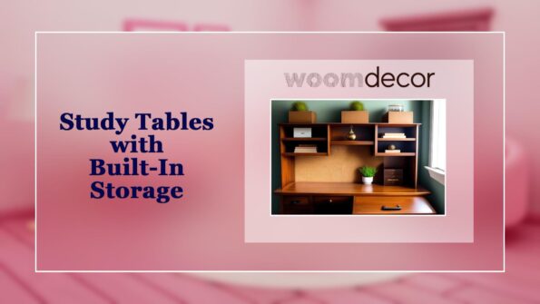 Study Tables with Built In Storage