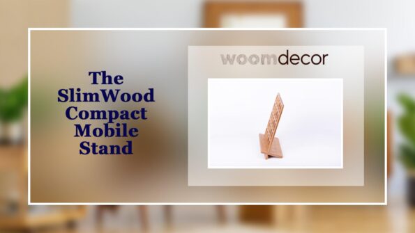 The SlimWood Compact Mobile Stand