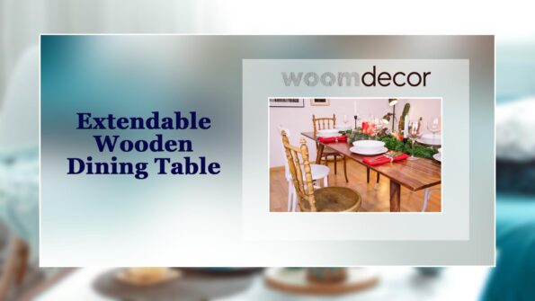 Extendable Wooden Dining Table