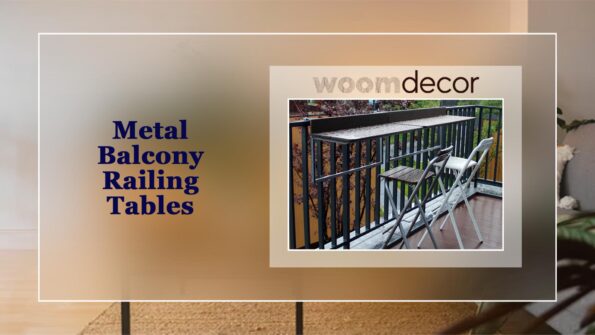 Metal Balcony Railing Tables