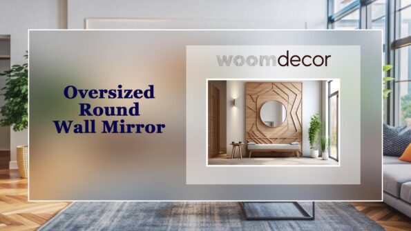 Oversized Round Wall Mirror