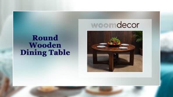 Round Wooden Dining Table