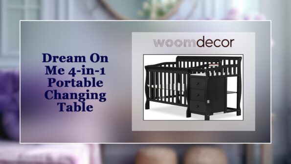 Best Double Changing Table For Twins 8 Dream On Me 4 in 1 Portable Changing Table