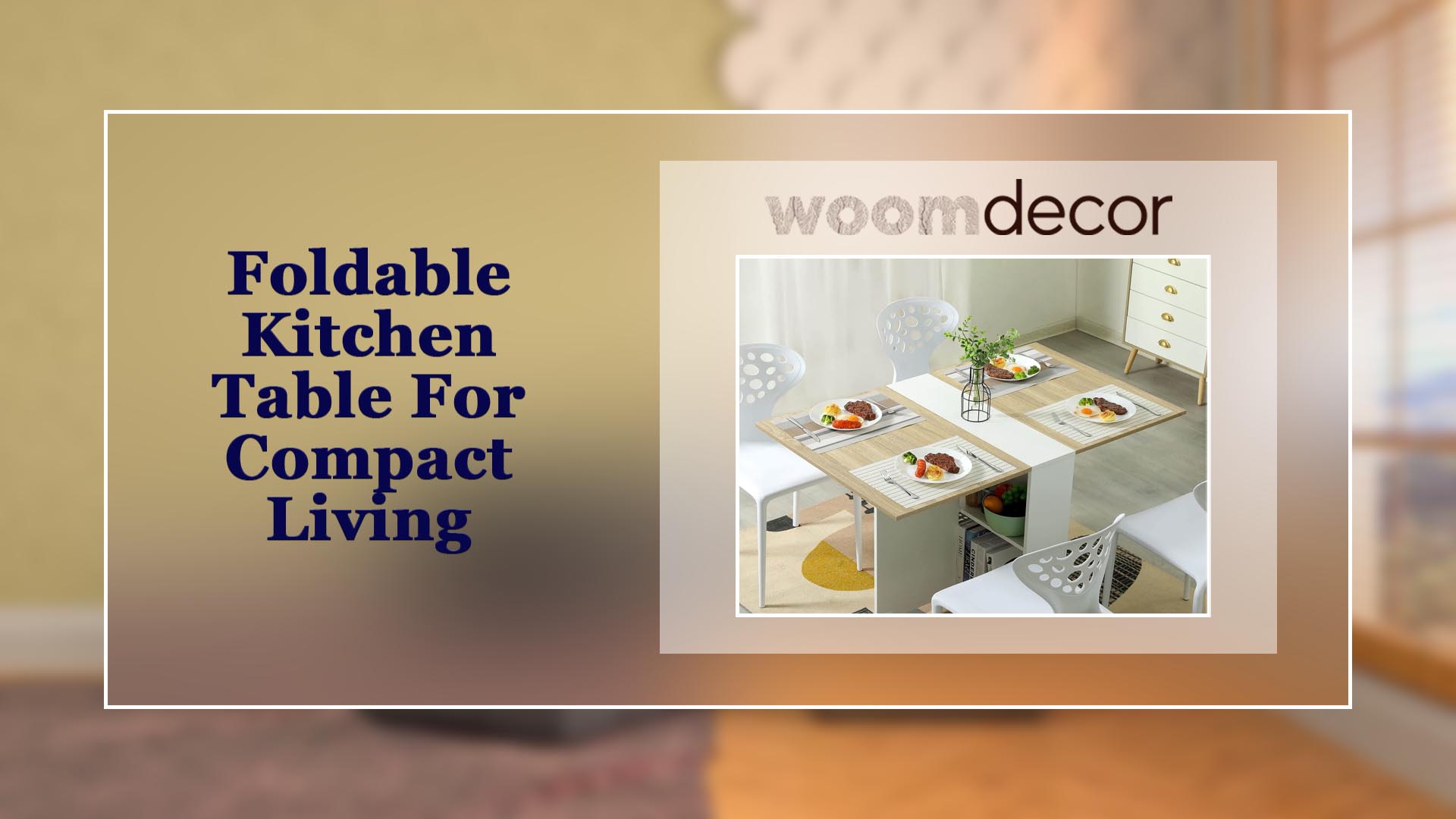Foldable Kitchen Table