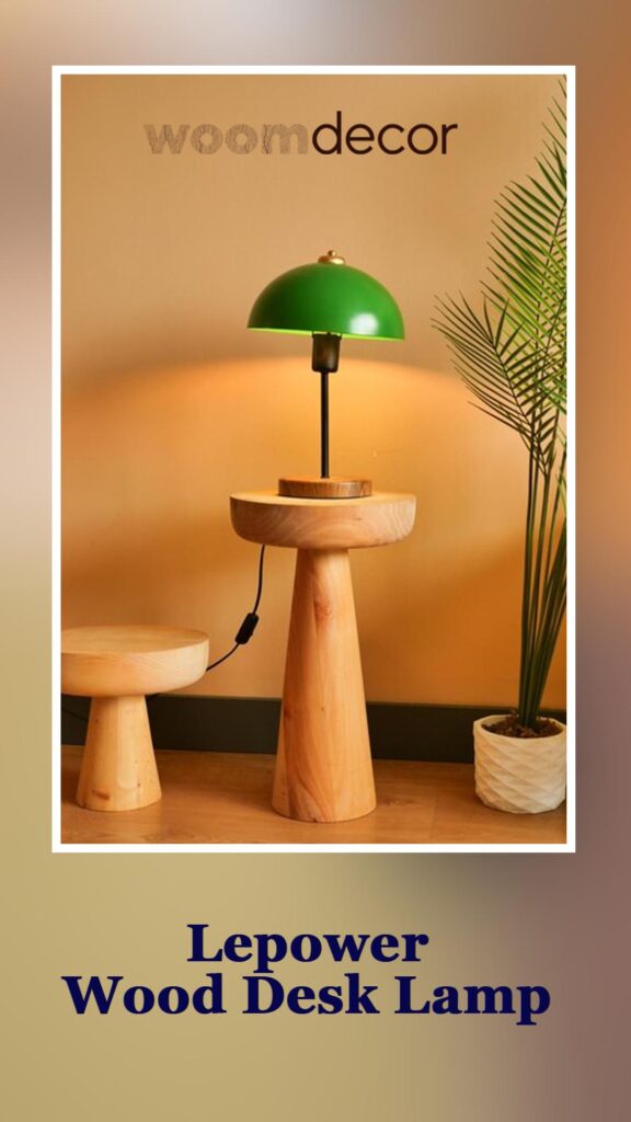 Lepower Wood Desk Lamp