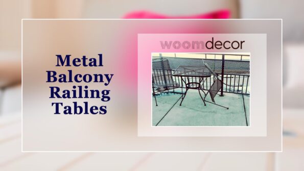 Metal Balcony Railing Tables