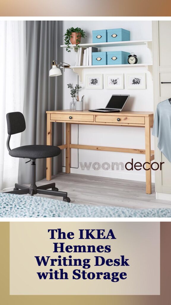 Best Study Tables With Hidden Storage 11 The IKEA Hemnes Writing Desk with Storage