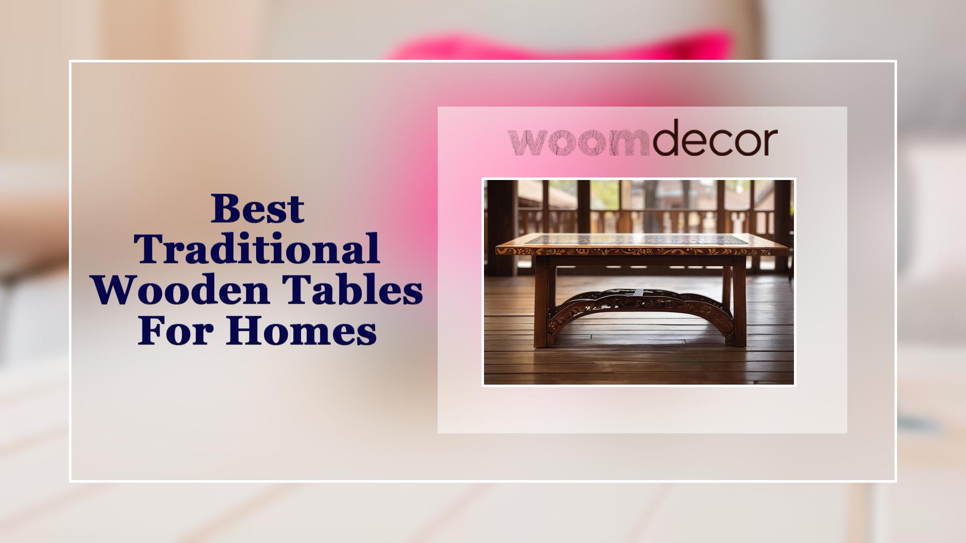 Traditional Wooden Tables