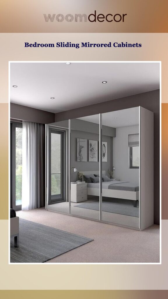 Sliding Mirrored Cabinets For Extra Storage 6 Bedroom Sliding Mirrored Cabinets 1