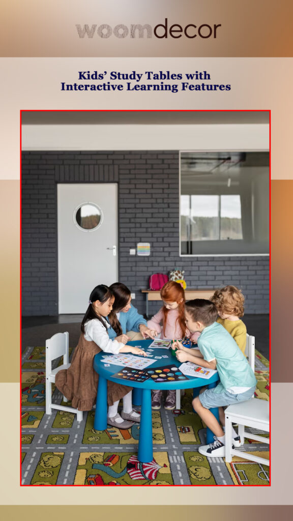Top Trending Study Table Designs Of 2025 7 Kids Study Tables with Interactive Learning Features