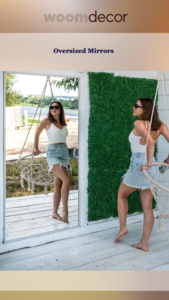 Waterproof Wall Mirror For Patios And Balconies 6 Oversized Mirrors