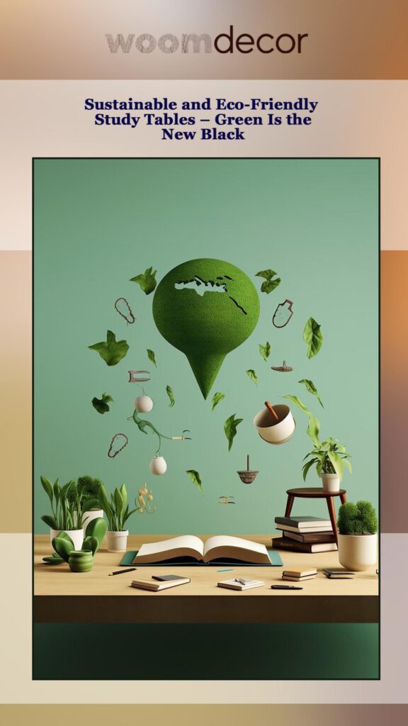 Top Trending Study Table Designs Of 2025 8 Sustainable and Eco Friendly Study Tables – Green Is the