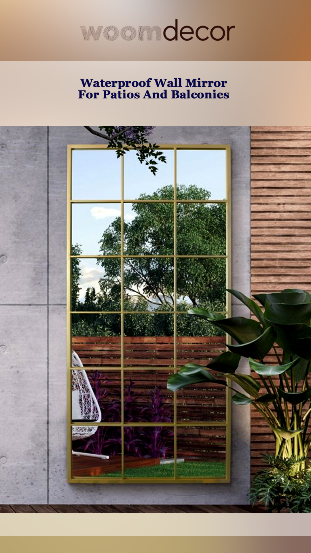 Waterproof Wall Mirror