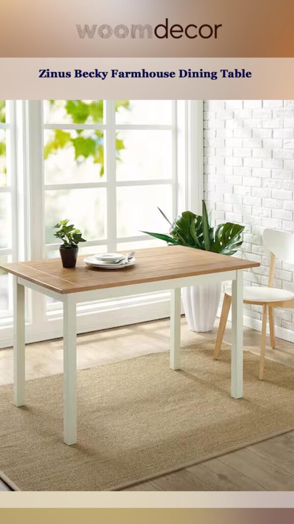 Zinus Becky Farmhouse Dining Table
