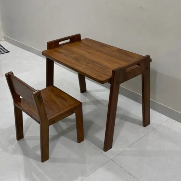 The Smartest Way to Buy Furniture in India Online (Most People Get This Wrong 2026) 31 Teak Wood Study Table with Chair - For Ages 3-8 Years - Ergonomic Design