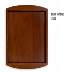 Teak Wood Veneer Serving Tray 6 WOOMDECOR VINIAR WOODAN TRAY 5