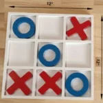Wooden XOXO Tic-Tac-Toe Game - Premium Handcrafted Kids Toy