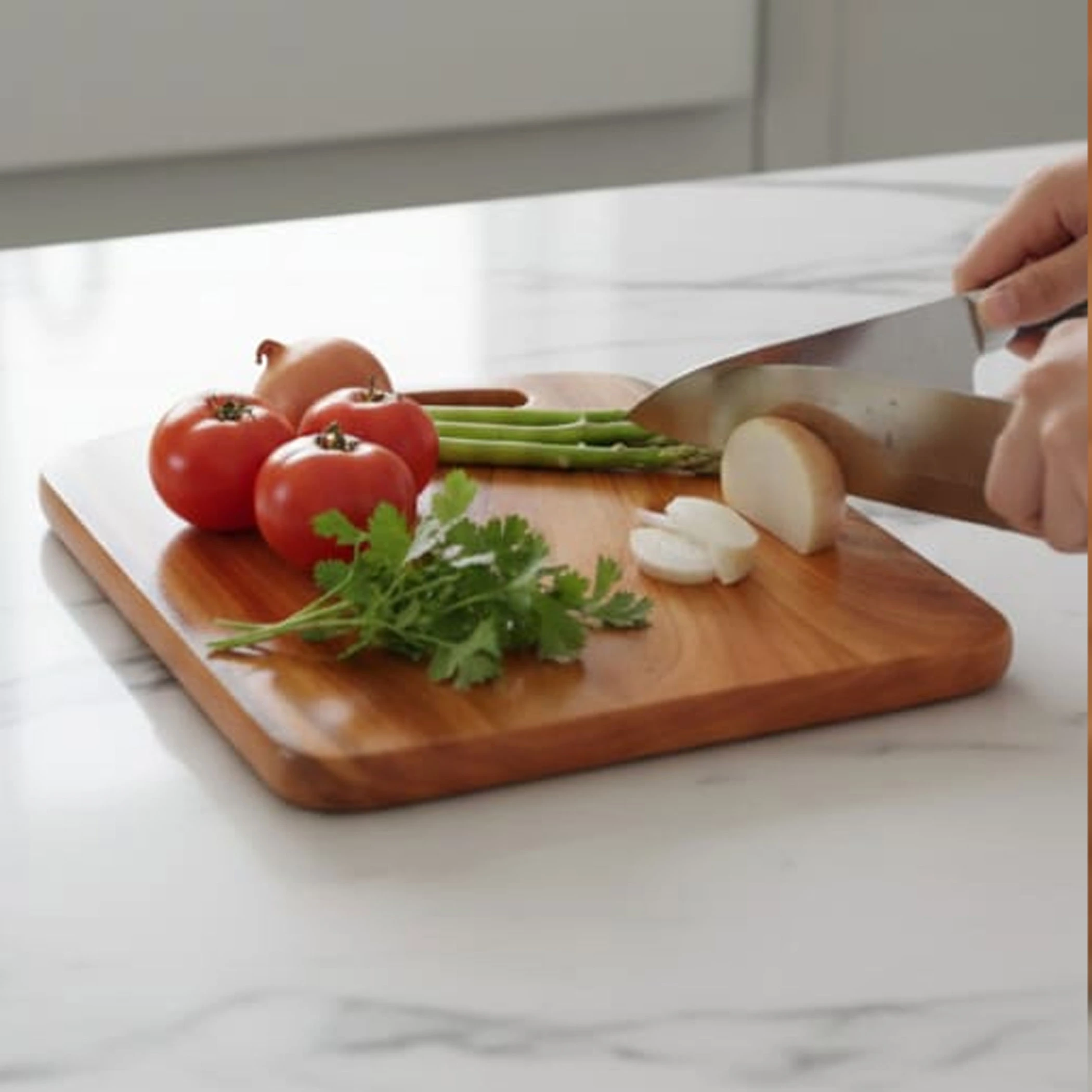 Elevate Your Workspace with the Ergonomic Woodan Chopping Board
