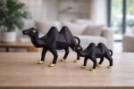 Rajasthani Camel Showpiece Set of 2 - Handcrafted Traditional Camel Figurines for Home Decor 4 white camel